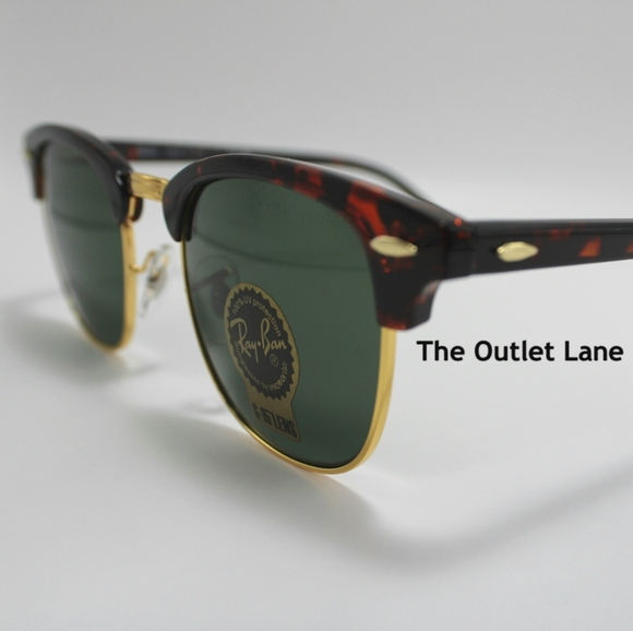 Model Display RayBan Clubmaster Green G15 RB3016 Tortoise - Picture 6 of 16